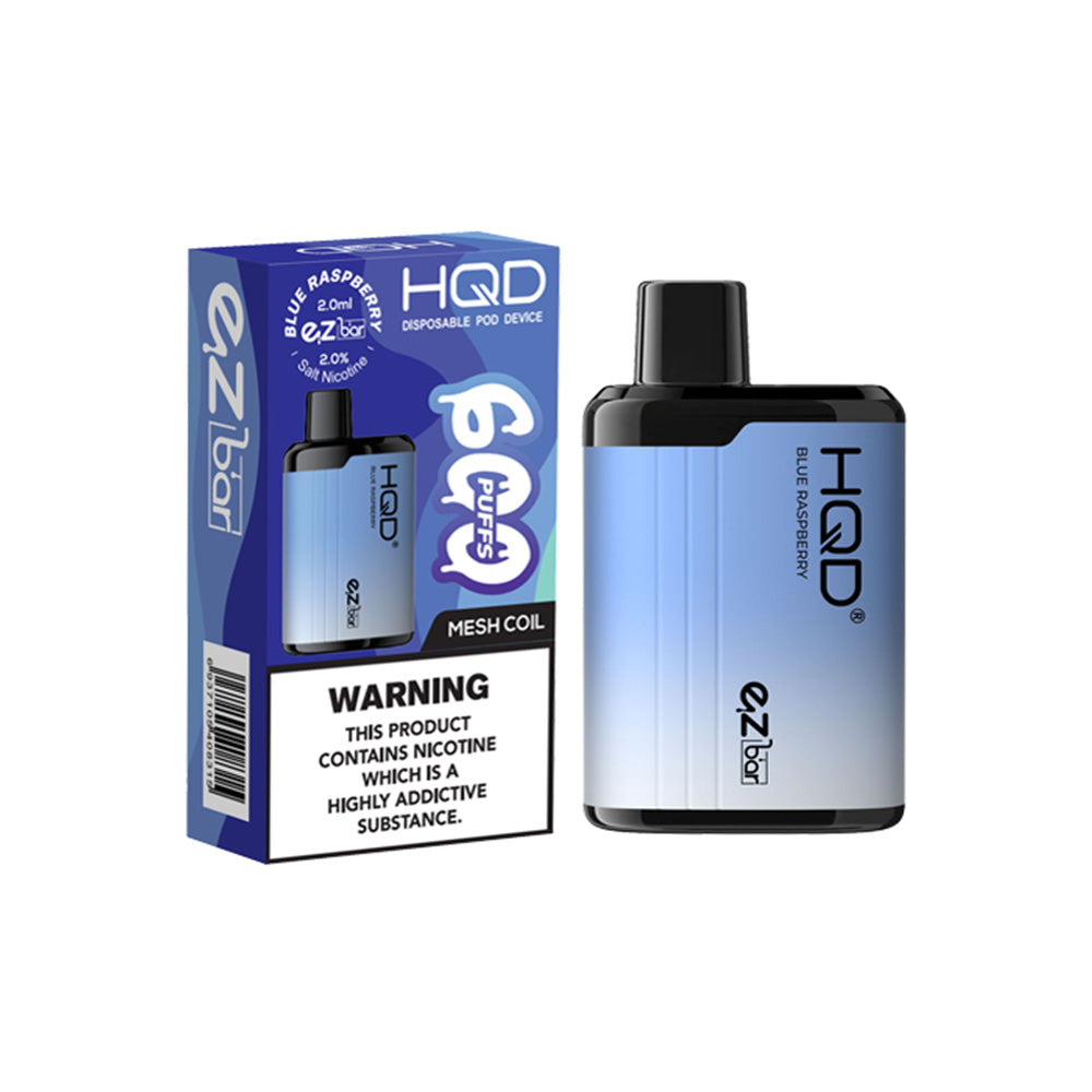 HQD EZ Bar Blue Raspberry Disposable Vape