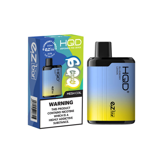 HQD EZ Bar Blueberry Lemon Disposable Vape