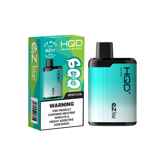 HQD EZ Bar Ice Mint Disposable Vape