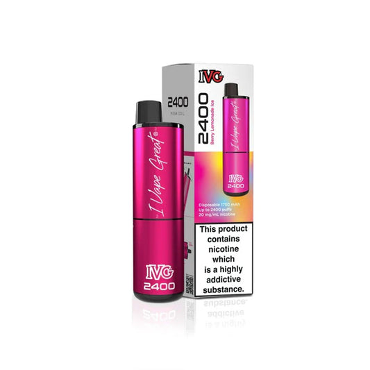 IVG 2400 Berry Lemonade Ice Disposable Vape