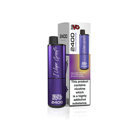 IVG 2400 Blackcurrant Lemonade Disposable Vape