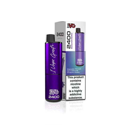 IVG 2400 Blackcurrant Menthol Disposable Vape