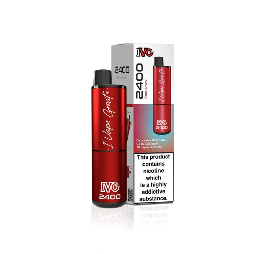 IVG 2400 Fizzy Cherry Disposable Vape