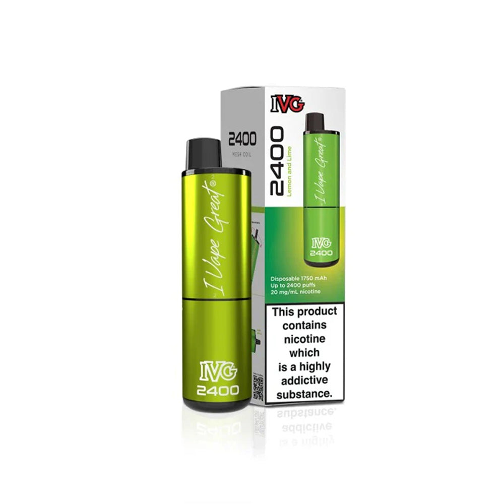 IVG 2400 Lemon Lime Disposable Vape