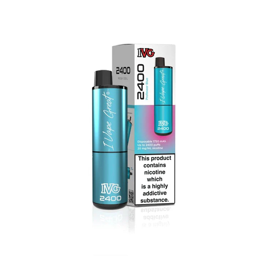 IVG 2400 Pro Blue Disposable Vape