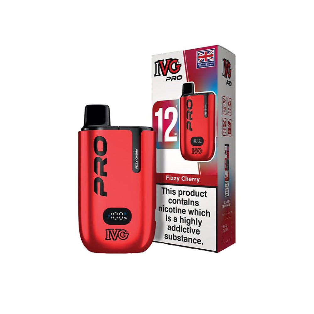 IVG Pro 12 Fizzy Cherry Vape Kit