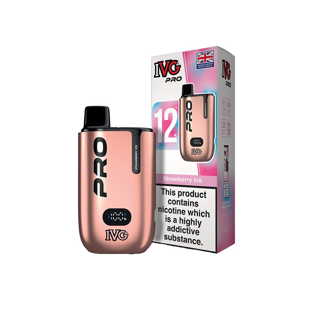 IVG Pro 12 Strawberry Ice Vape Kit