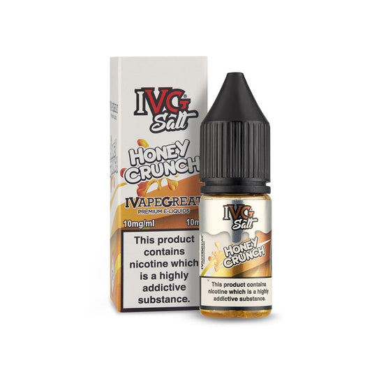 IVG Salt Honey Crunch E Liquid 10ml