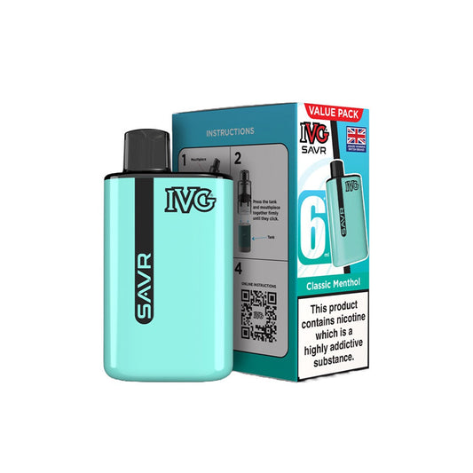 IVG SAVR Classic Menthol Vape Kit