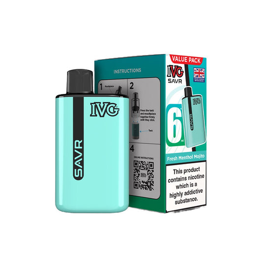 IVG SAVR Fresh Menthol Mojito Vape Kit