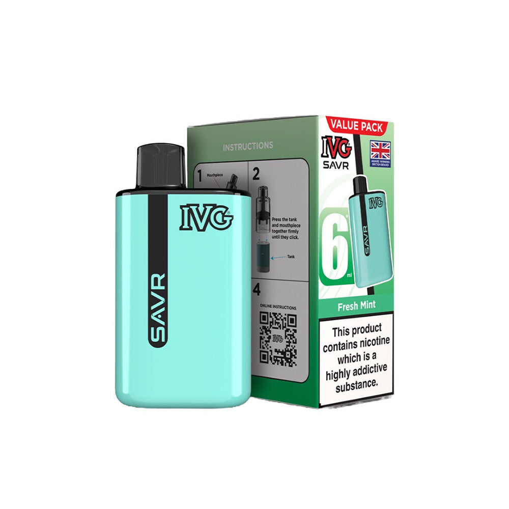 IVG SAVR Fresh Mint Vape Kit