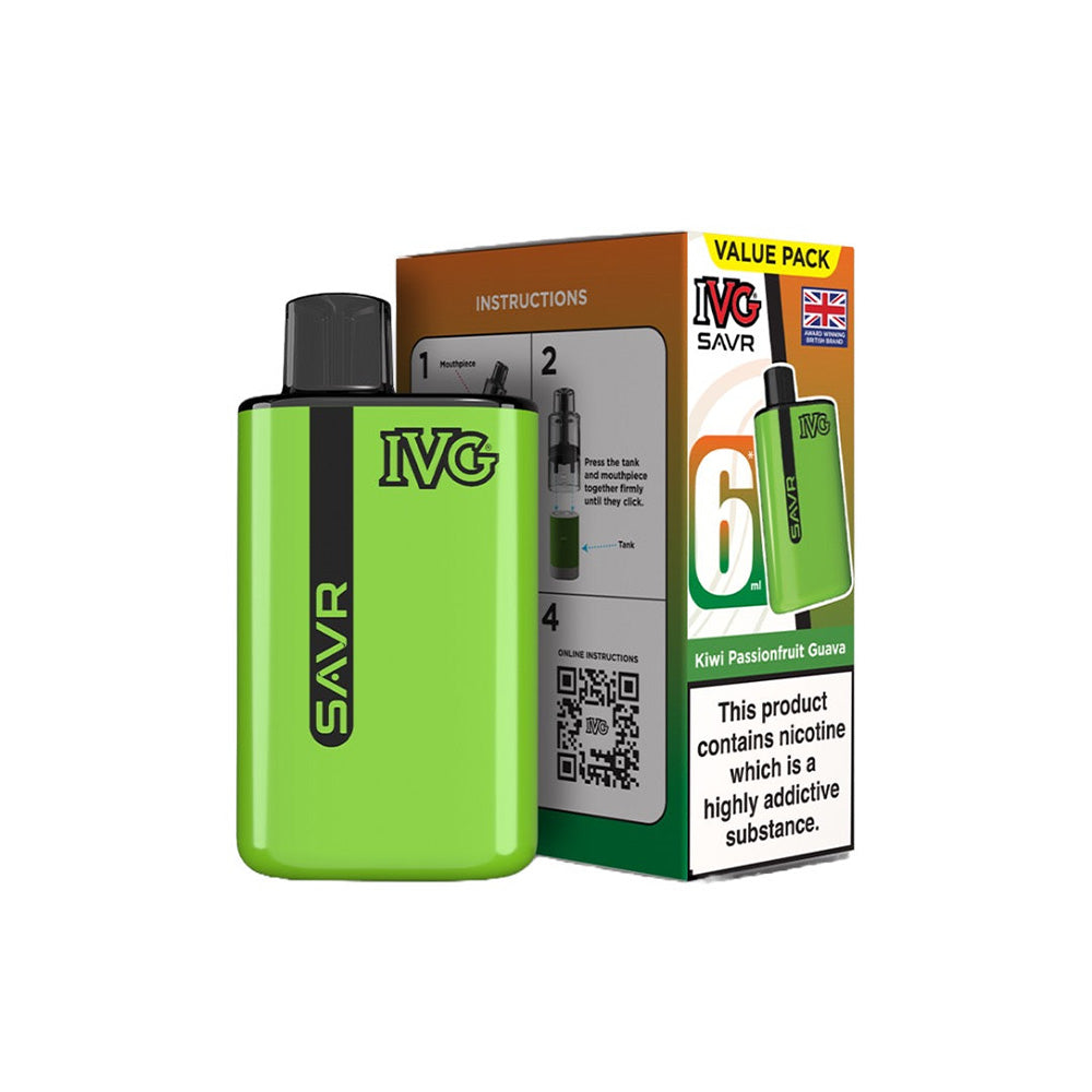 IVG SAVR Kiwi Passionfruit Guava Vape Kit