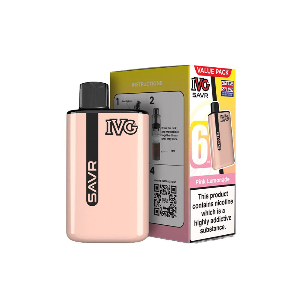 IVG SAVR Pink Lemonade Vape Kit