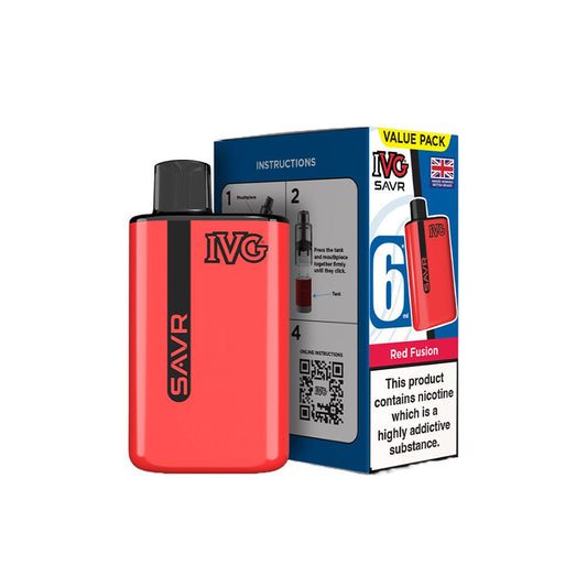 IVG SAVR Red Fusion Vape Kit