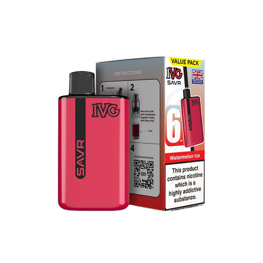 IVG SAVR Watermelon Ice Vape Kit