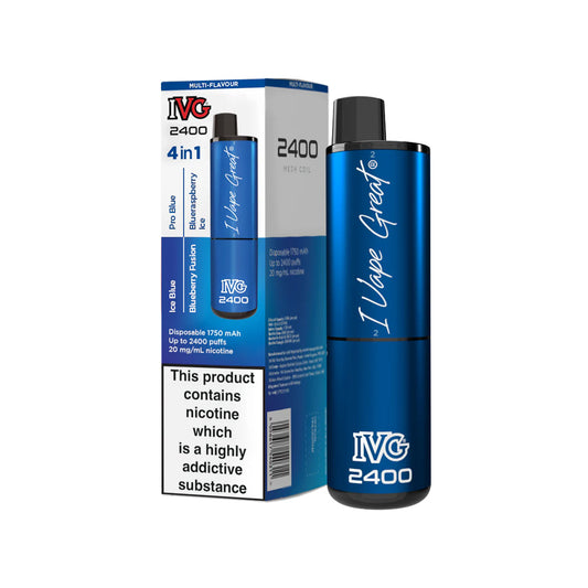 IVG 2400 Blue Edition Disposable Vape