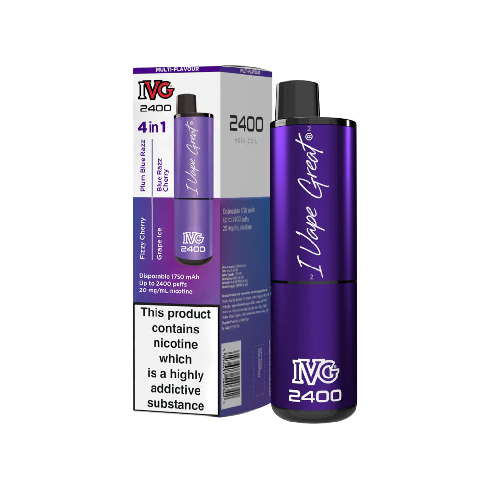 IVG 2400 Purple Edition Disposable Vape