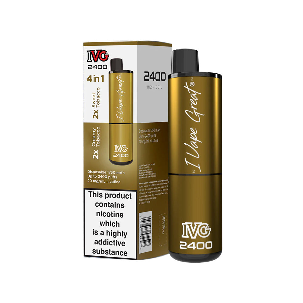 IVG 2400 Tobacco Edition Disposable Vape