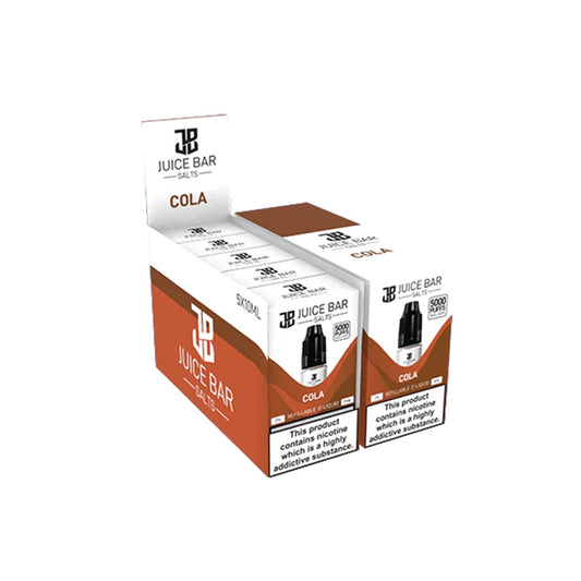 Juice Bar Salts E Liquid Cola - 5 Pack