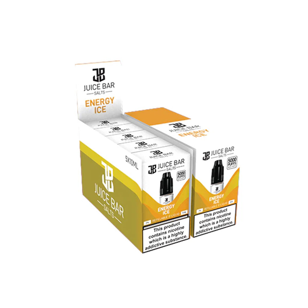 Juice Bar Salts E Liquid Energy Ice - 5 Pack