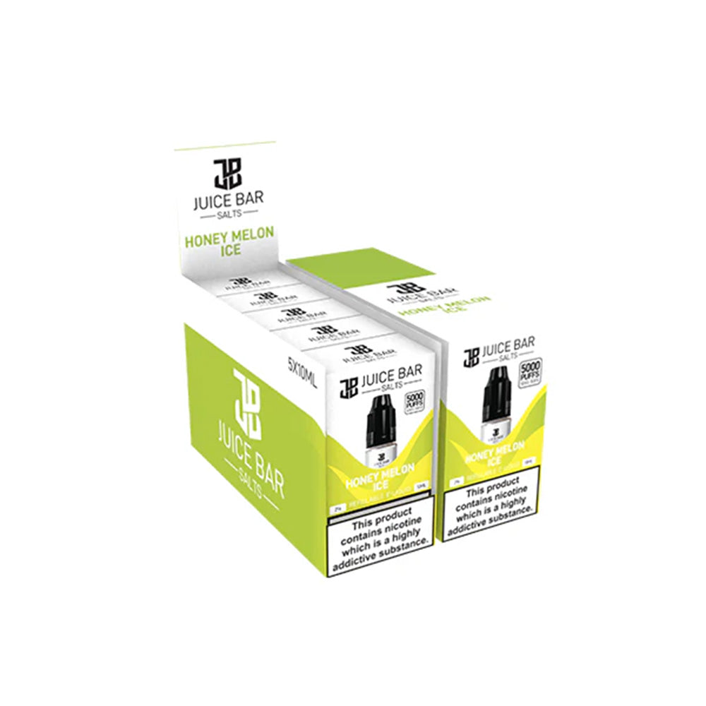 Juice Bar Salts E Liquid Honey Melon Ice - 5 Pack