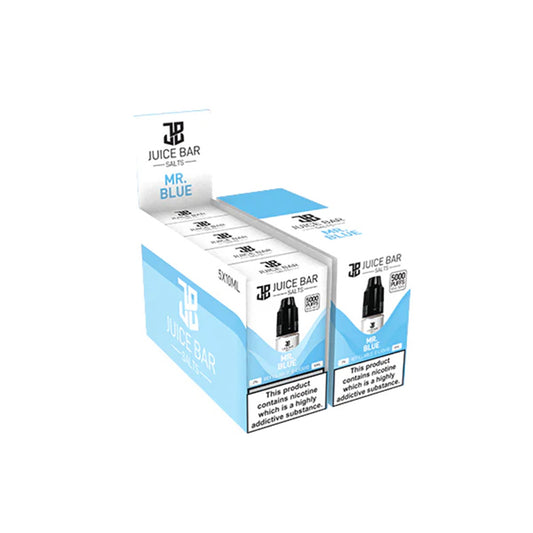 Juice Bar Salts E Liquid Mr Blue - 5 Pack