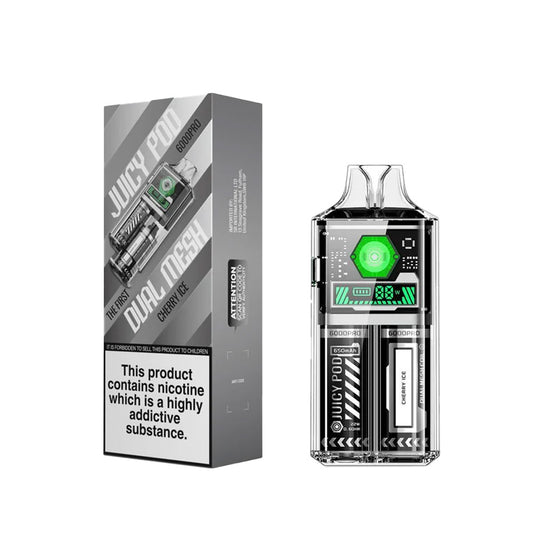 Juicy Pod 6000 Pro Cherry lce Disposable Vape