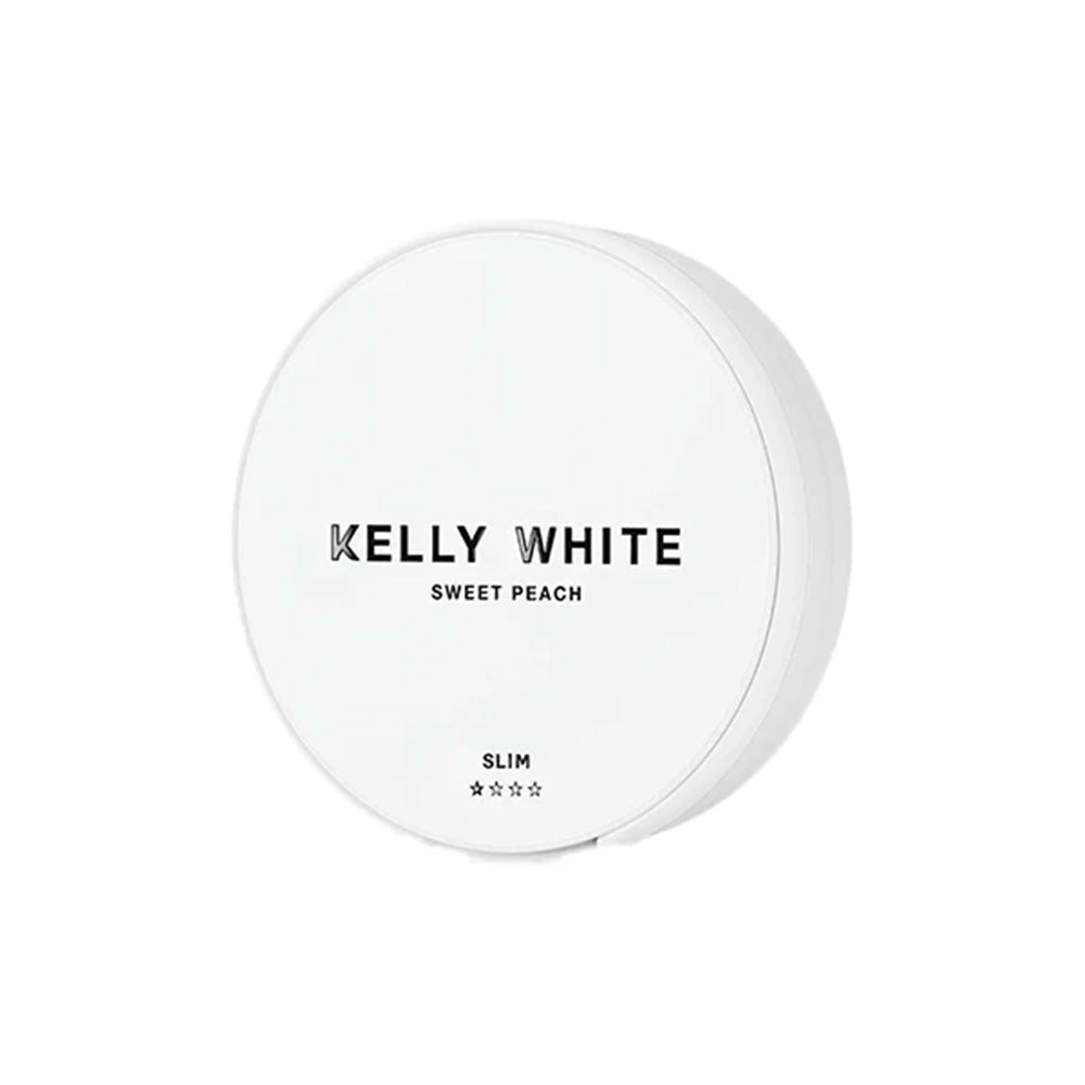 Kelly White Sweet Peach Nicotine Pouches