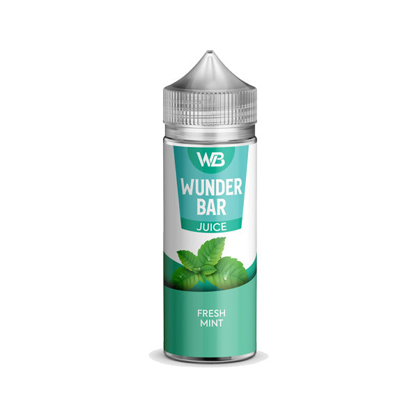 Wunderbar Juice Fresh Mint 100ml Shortfill E Liquid