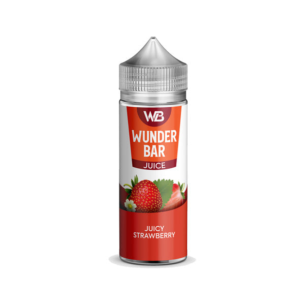 Wunderbar Juice Juicy Strawberry 100ml Shortfill E Liquid