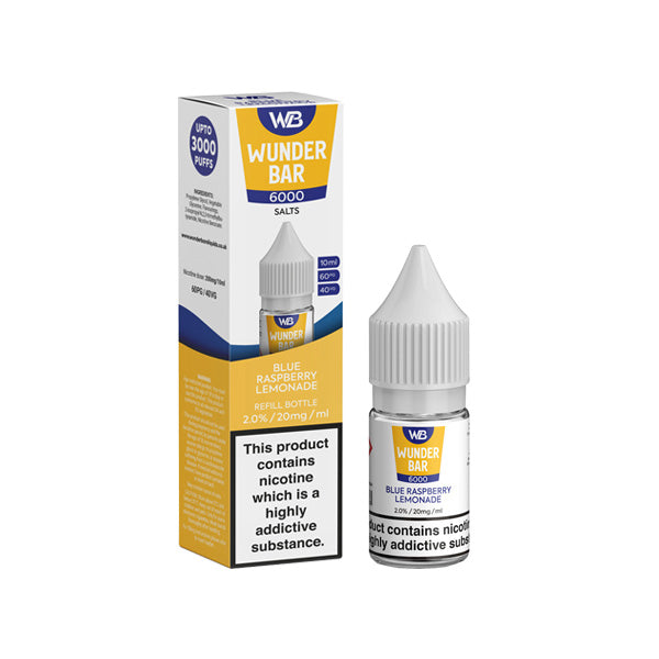 Kingston Wunderbar 6000 Blue Raspberry Lemonade Salts E Liquid