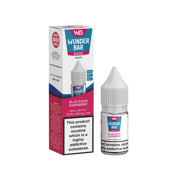 Kingston Wunderbar 6000 Blue Sour Raspberry Salts E Liquid