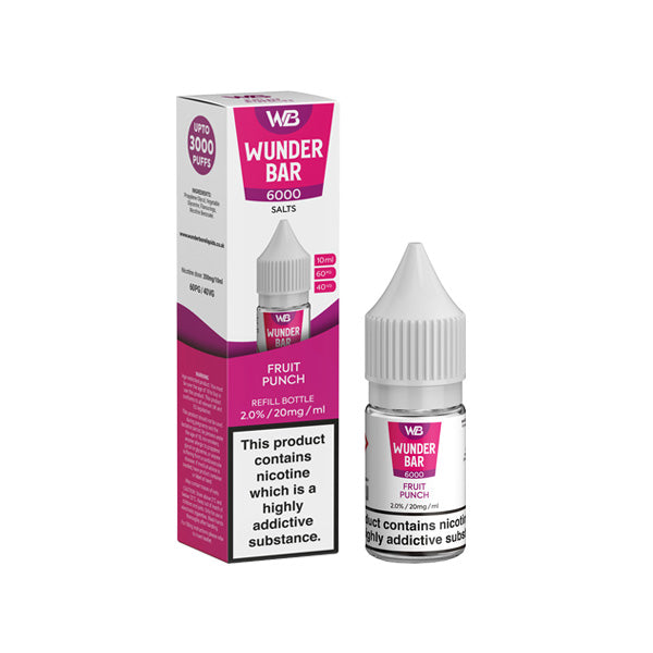 Kingston Wunderbar 6000 Fruit Punch Salts E Liquid