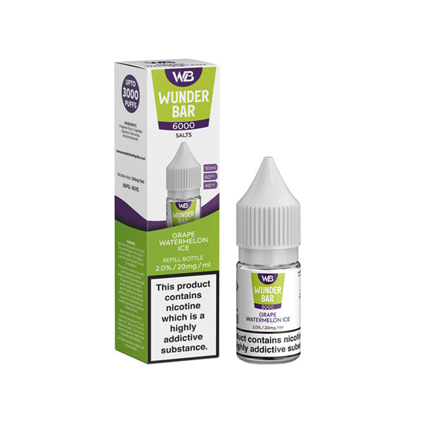 Kingston Wunderbar 6000 Grape Watermelon Ice Salts E Liquid