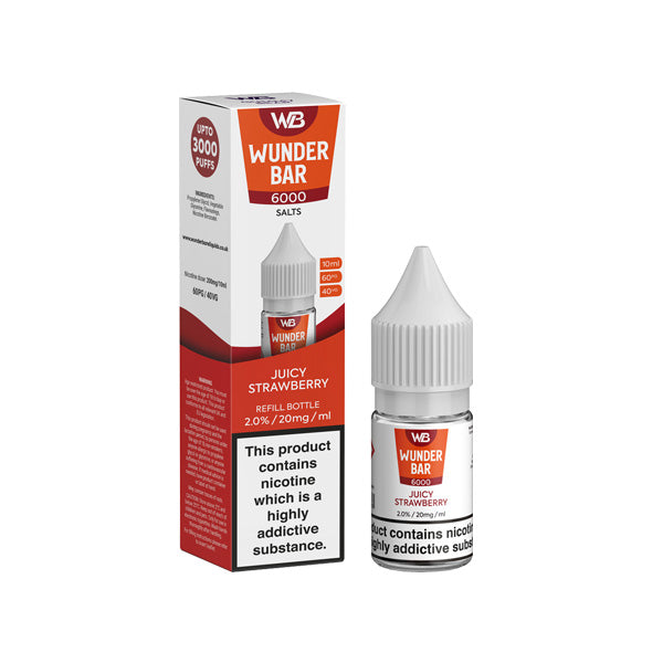 Kingston Wunderbar 6000 Juicy Strawberry Salts E Liquid