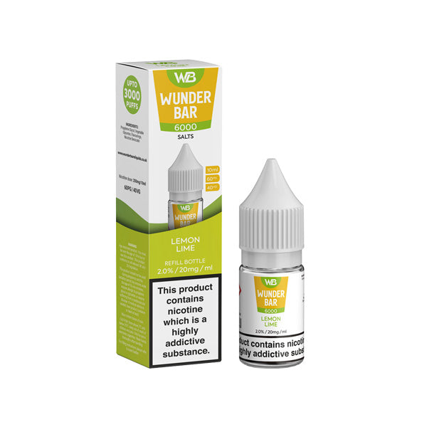 Kingston Wunderbar 6000 Lemon Lime Salts E Liquid