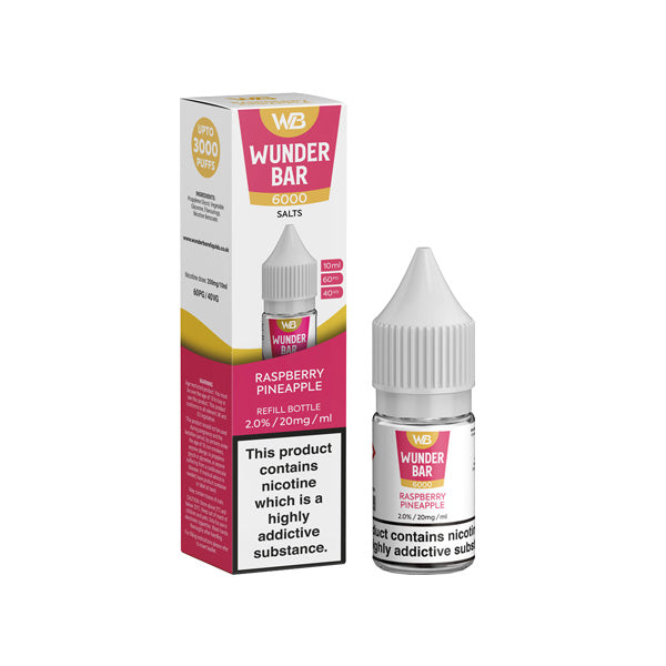 Kingston Wunderbar 6000 Raspberry Pineapple Salts E Liquid