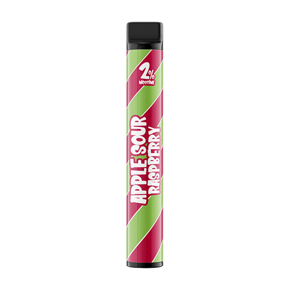 Liquideo WPuff 600 Apple Sour Raspberry Disposable Vape