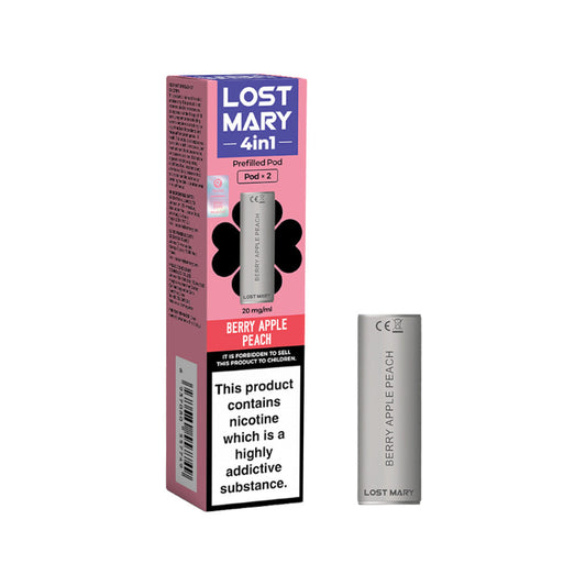 Lost Mary 4in1 Berry Apple Peach Pods (2 Pack)
