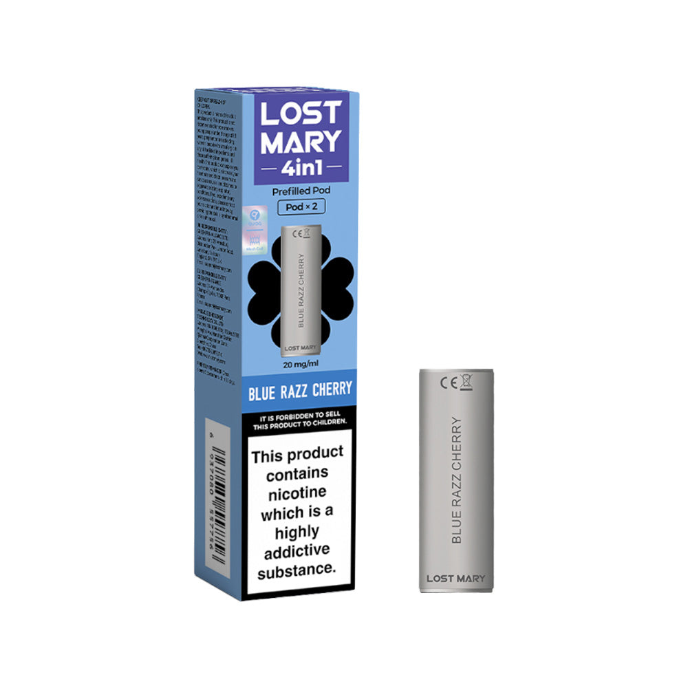 Lost Mary 4in1 Blue Razz Cherry Pods (2 Pack)
