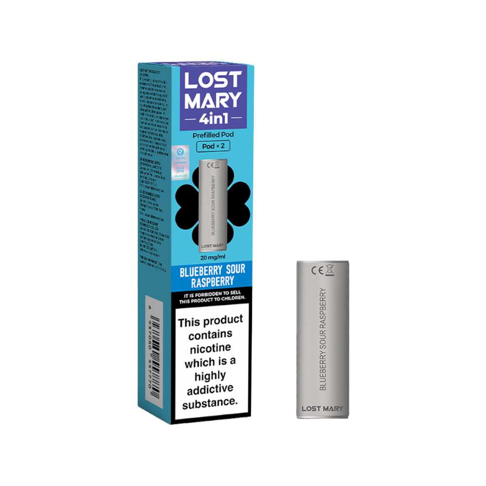 Lost Mary 4in1 Blueberry Sour Raspberry Pods (2 Pack)