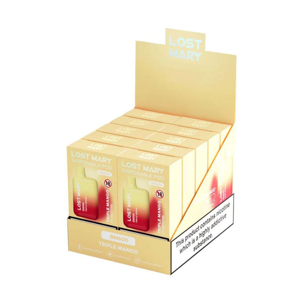 Lost Mary BM600 Triple Mango - 10 Pack