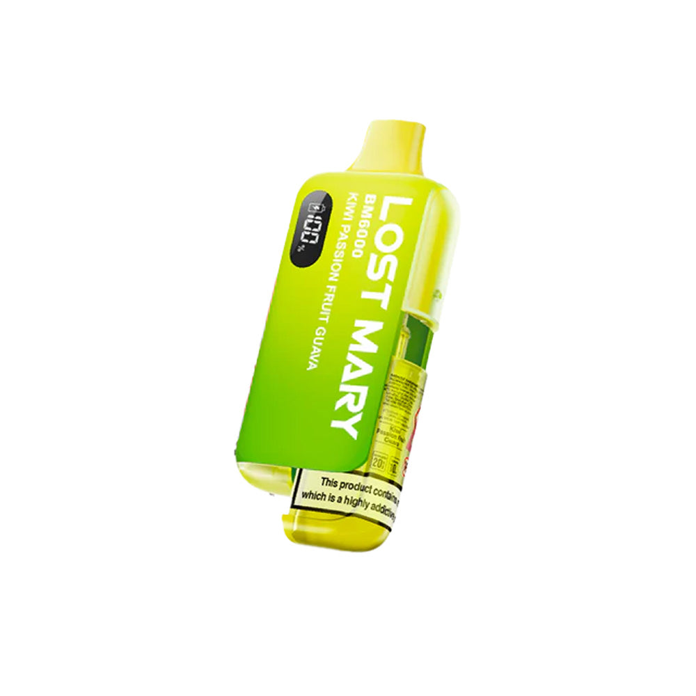 Lost Mary BM6000 Kiwi Passion Fruit Guava Disposable Vape