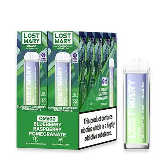 QM600 Vape by Lost Mary: 18 Flavors