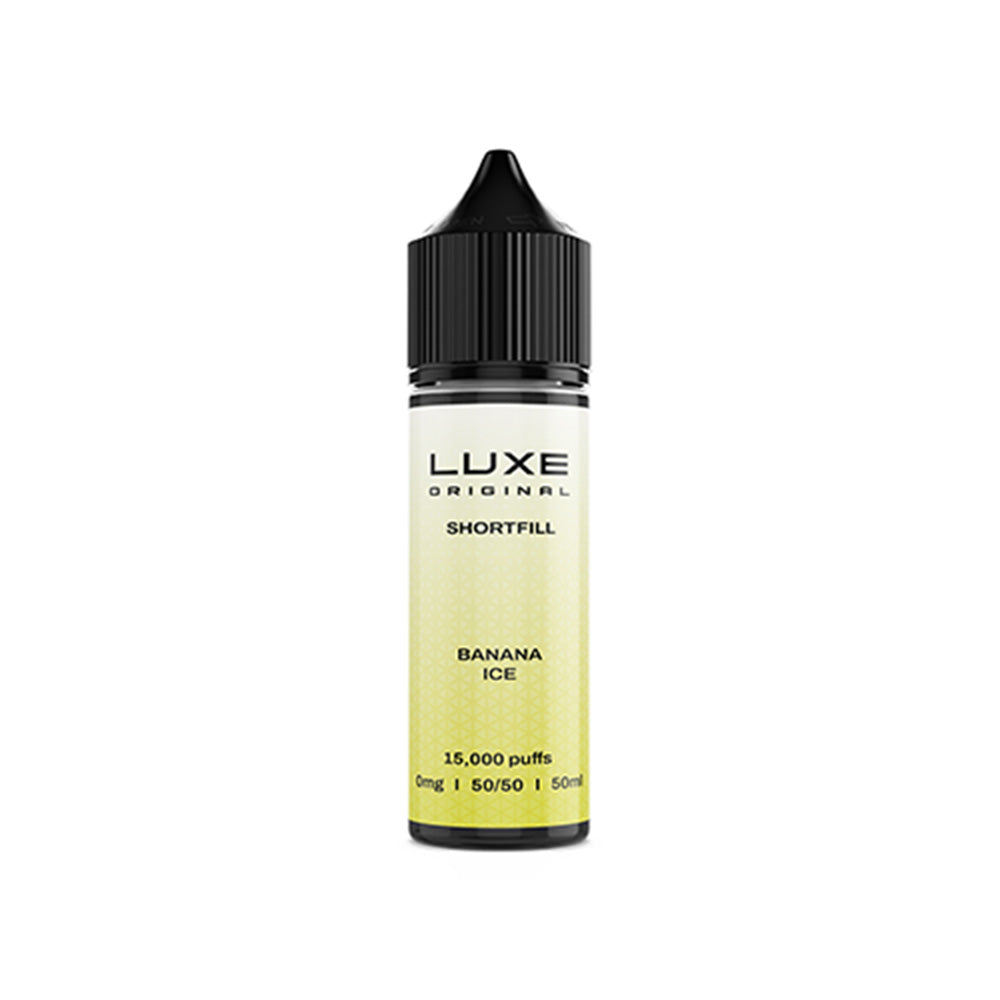 LUXE Banana Ice 50ml Shortfill E Liquid