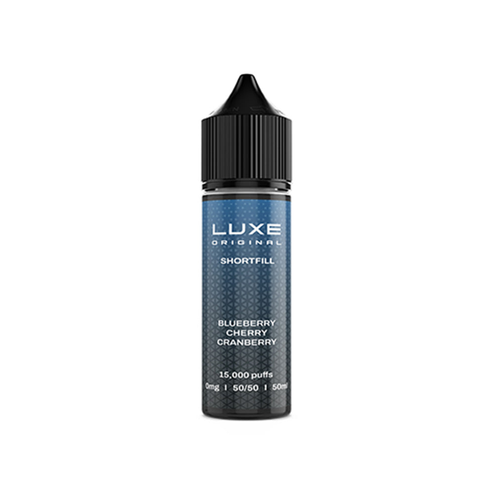 LUXE Blueberry Cherry Cranberry 50ml Shortfill E Liquid