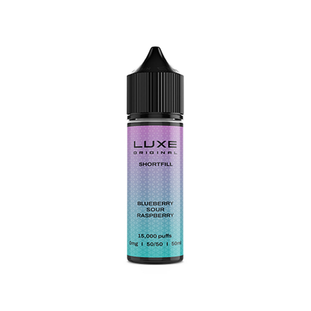 LUXE Blueberry Sour Raspberry 50ml Shortfill E Liquid