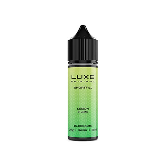 LUXE Lemon Lime 50ml Shortfill E Liquid