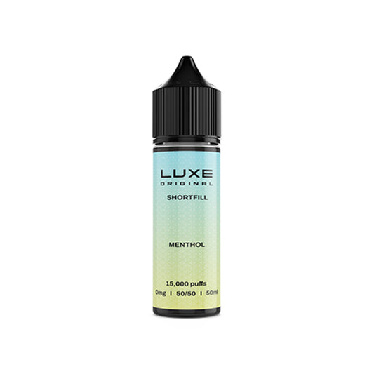 LUXE Menthol 50ml Shortfill E Liquid