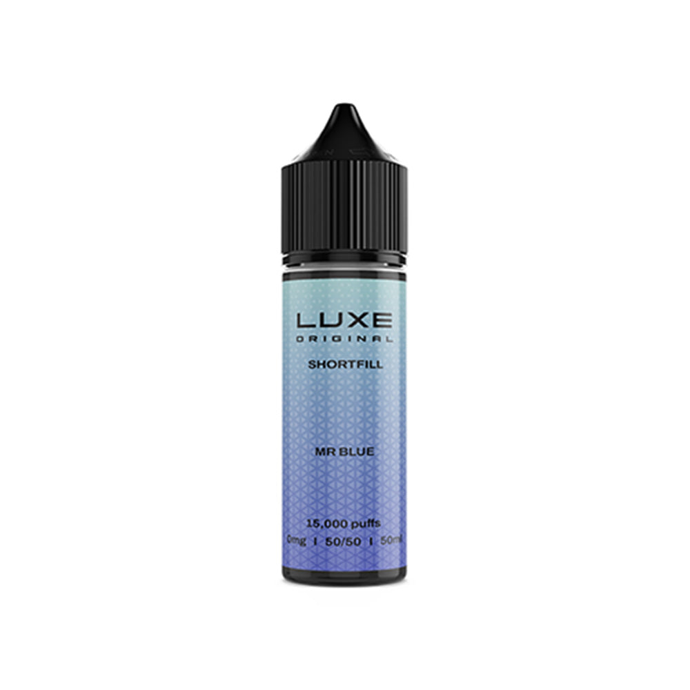 LUXE Mr Blue 50ml Shortfill E Liquid